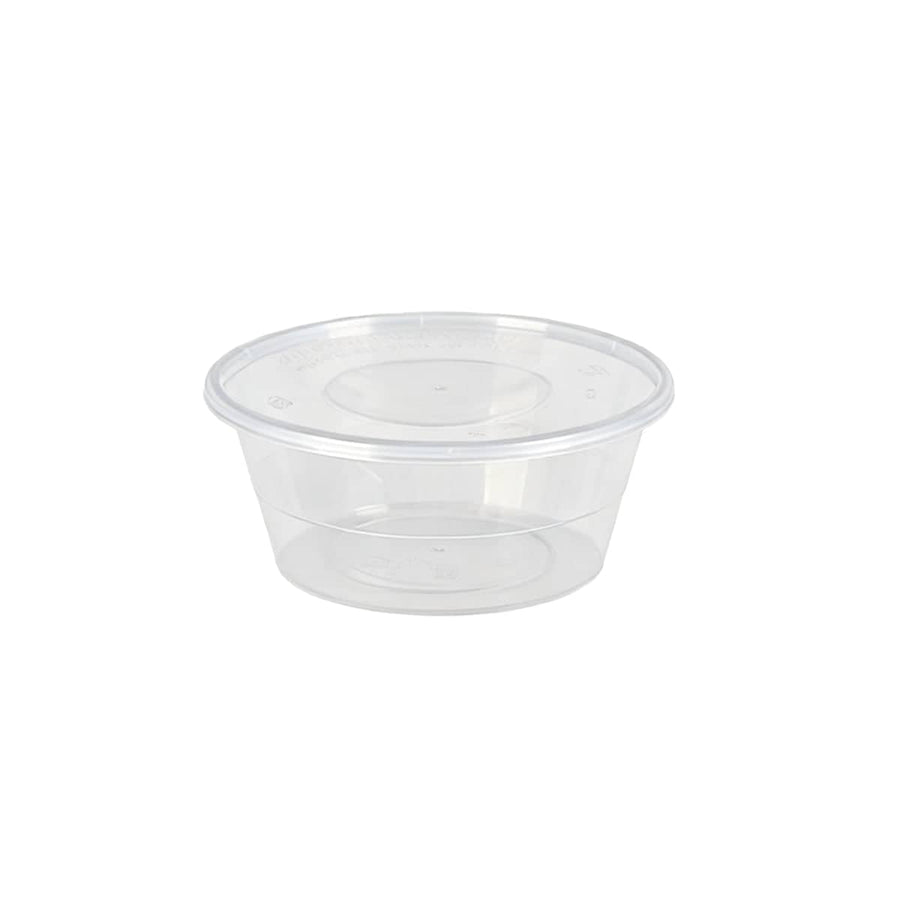 Disposable Round Takeout Containers with Lids Food Grade PP - 800ml, Pack of 50