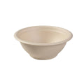 Disposable Sugarcane Fibre Bowls, Pack of 100 - Kraft Beige
