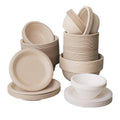 Disposable Sugarcane Pulp Bowls - 210ml, Pack of 100 - view 3