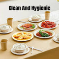 Disposable Sugarcane Pulp Bowls - 210ml, Pack of 100 - view 5