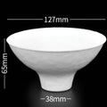 Disposable Sugarcane Pulp Dessert Cups - 350 ml, Pack of 50, White
