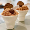 Disposable Sugarcane Pulp Ice Cream Cups - 300 ml, Smooth Finish, Pack of 50, White - view 4