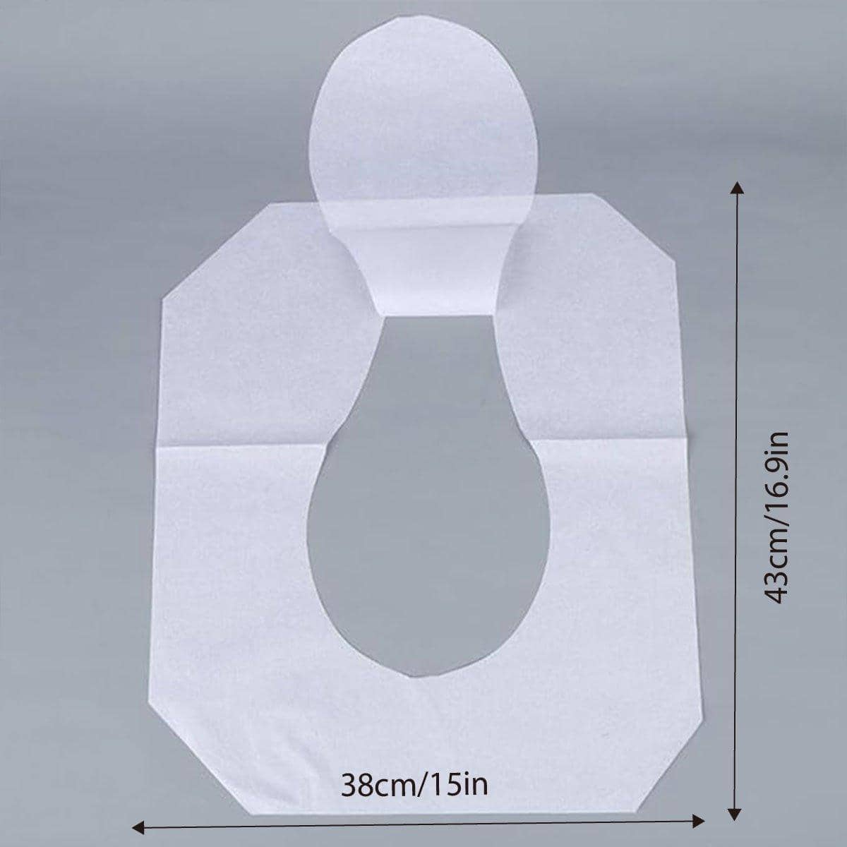 Disposable Toilet Seat Covers for Travel and Hotel Use, Soluble Paper, Pack of 2 (250 per Pack) - view 3