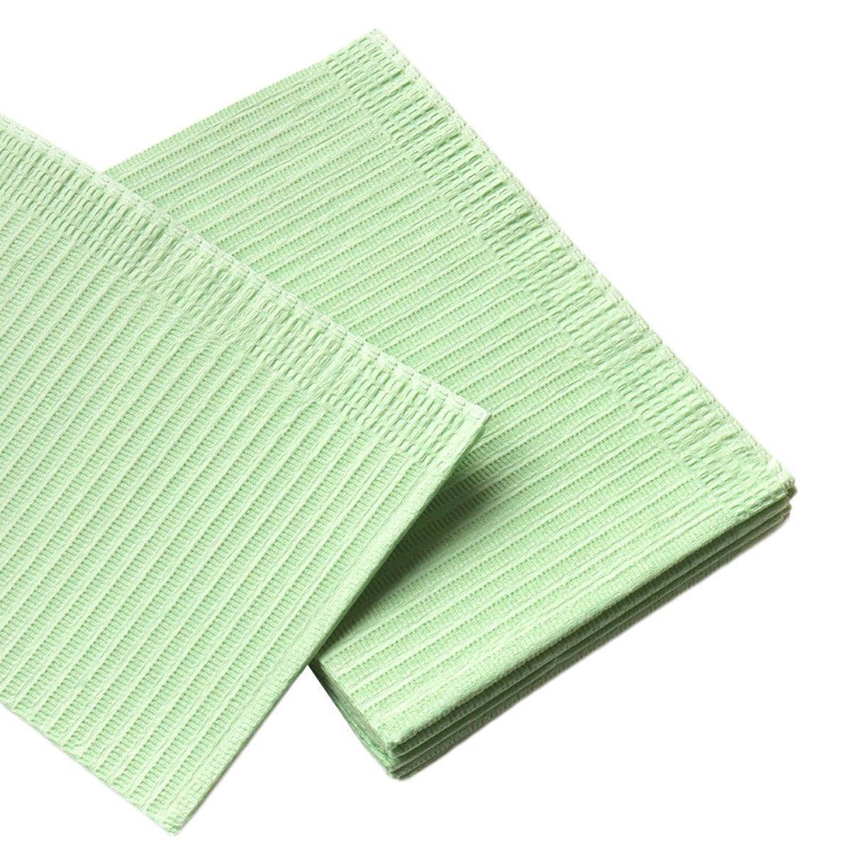 Disposable Waterproof Cleaning Pads for Tattoo and Dental Use, Pack of 125 - Light Green