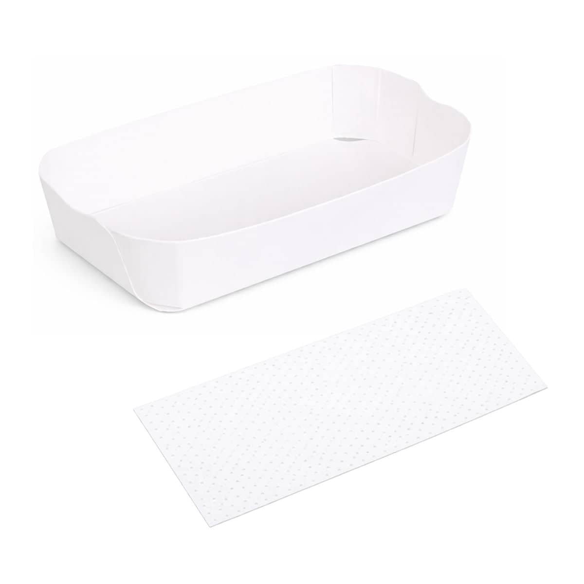 Disposable White Fruit Paper Boat Trays - Box, Pack of 50 - view 3