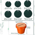 DIY Cactus Heat Insulation Non-Slip Coaster Set for Home and Desk Decor - view 3