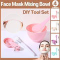 DIY Face Mask Mixing Bowl Set, Pack of 6 - Pink - view 2