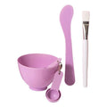 DIY Face Mask Mixing Bowl Set, Pack of 6 - Purple
