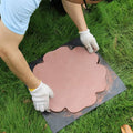 DIY Flower Paving Brick Path Maker Mould Reusable PS Plastic for Garden Walkways - view 4
