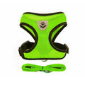 Dog and Cat Harness Vest, Size L, Soft Breathable Mesh - Green