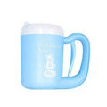 Dog and Cat Paw Cleaner Cup with Silicone Brush - Blue, Size S - view 2