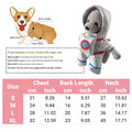 Dog Astronaut Costume, Silver Pet Space Suit - Size L (Chest 28 cm, Back 20 cm) - view 4
