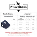 Dog Baseball Cap Sun Hat with Ear Holes - Denim Blue, Large (Head 37 cm) - view 4