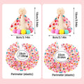 Dog Cat Birthday Dress Bib and Felt Hat Party Set - S, Bib Perimeter 18 cm - view 3
