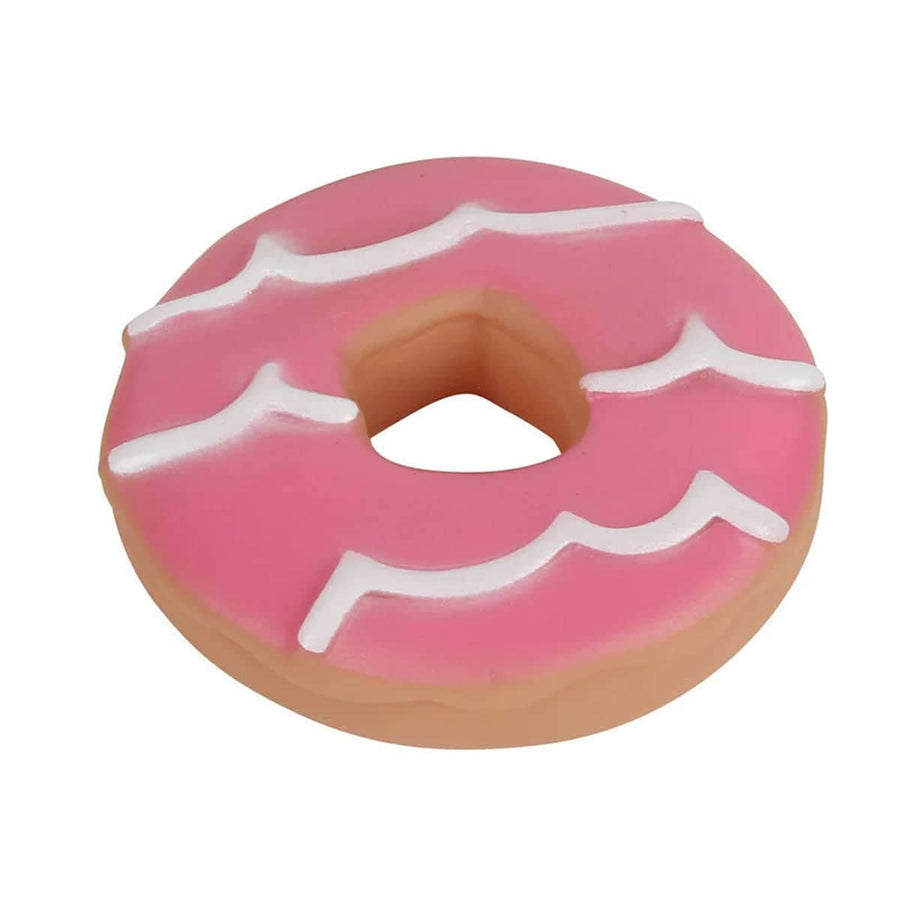 Dog Chew Toy, Round Biscuit Shape - Pink Iced Ring Biscuit