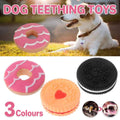 Dog Chew Toy, Round Biscuit Shape - Pink Iced Ring Biscuit - view 2