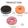 Dog Chew Toy, Round Biscuit Shape - Pink Iced Ring Biscuit - view 4