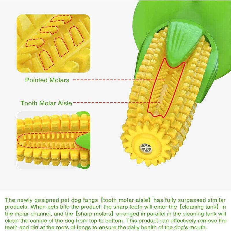 Dog Corn Chew Toy with Suction Base for Chewing and Play - view 5