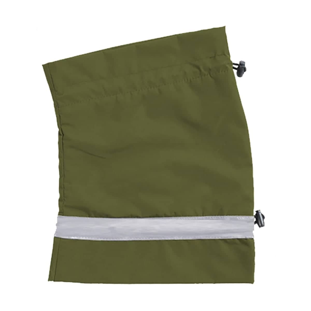Dog Head Cover and Neck Scarf, Fleece Lined - Olive Green, Medium (Neck 40-54 cm)