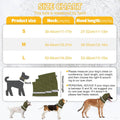 Dog Head Cover and Neck Scarf, Fleece Lined - Olive Green, Medium (Neck 40-54 cm) - view 3