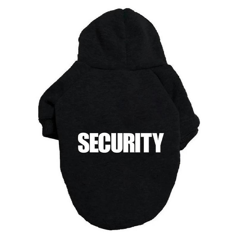 Dog Hoodie Jumper - Black, Size 7XL (Chest 79 cm, Back 65 cm)