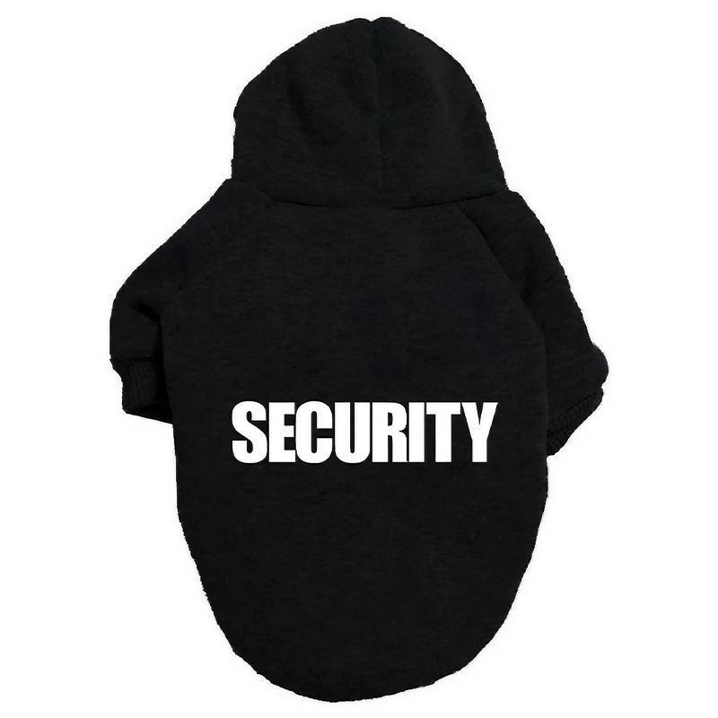 Dog Hoodie Jumper - Black, Size 8XL (Chest 83 cm, Back 70 cm)