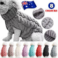 Dog Jumper Knitted Acrylic XL for Cool Weather - White - view 2
