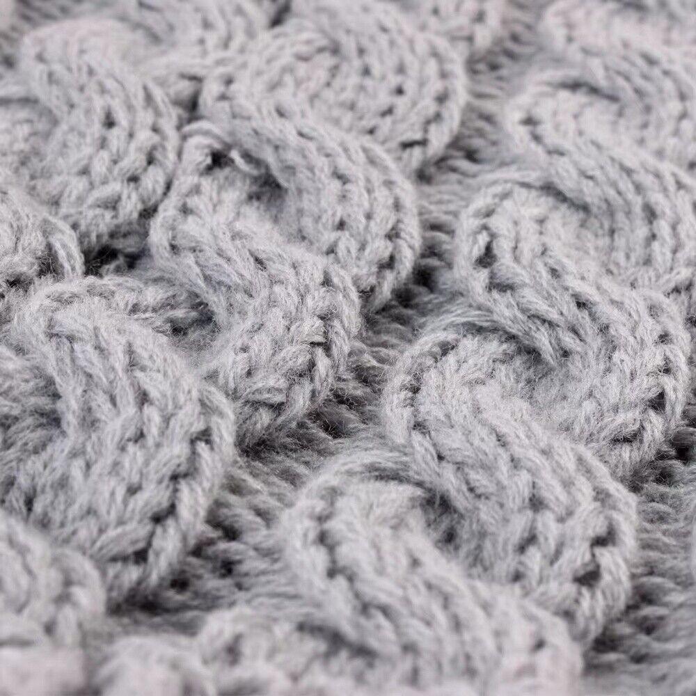 Dog Jumper Knitted Acrylic XL for Cool Weather - White - view 4
