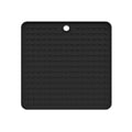 Dog Lick Mat Slow Feeder Treat Pad, 18 x 18 cm - Black