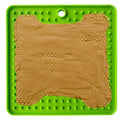 Dog Lick Mat Slow Feeder Treat Pad, 18 x 18 cm - Green - view 4