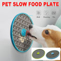 Dog Licking Pad Slow Feeder Tray with Suction Cups for Dogs and Cats - Green and Grey - view 2