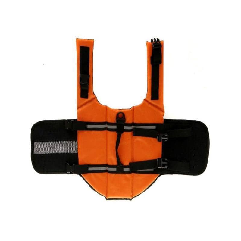 Dog Life Jacket Buoyancy Vest for Swimming and Boating, Orange - Size S (Chest 41-53 cm) - view 3