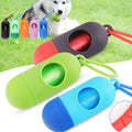 Dog Poop Bag Dispenser with Leash Clip - Blue - view 5