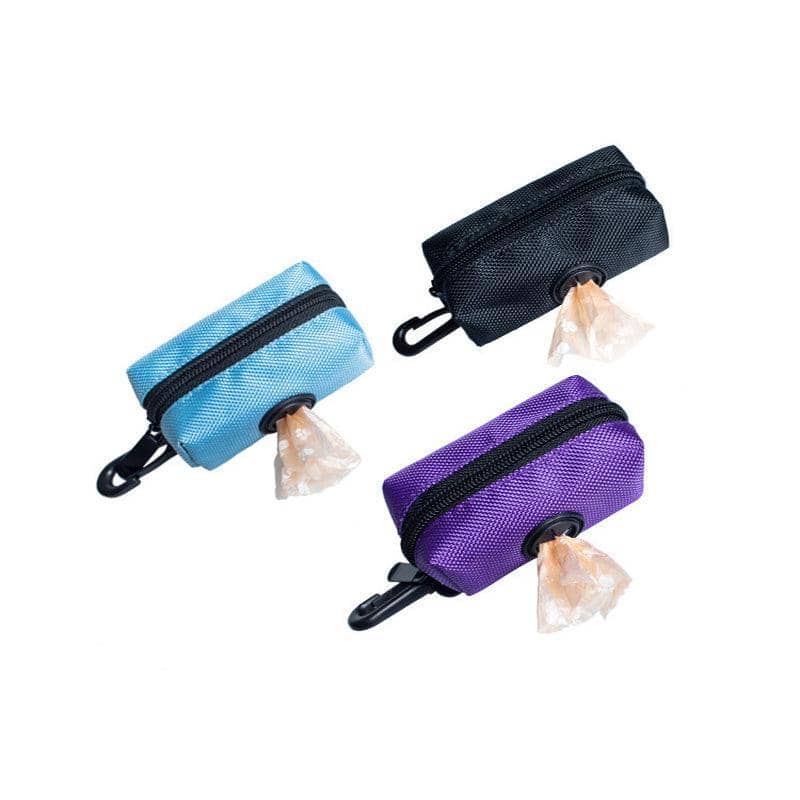 Dog Poop Bag Holder with Clip for Leash, Belt or Bag - Purple - view 3