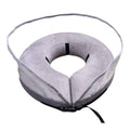 Dog Recovery Collar with Clear PVC Baffle - Grey, Small
