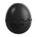 Dog Slow Feeder Toy Egg Shape Interactive Chew Snack Toy - Black