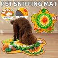 Dog Sniffing Mat Puzzle Toy for Hiding Snacks - Organic Cotton, 60 x 60 cm