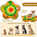 Dog Sniffing Mat Puzzle Toy for Hiding Snacks - Organic Cotton, 60 x 60 cm - view 3