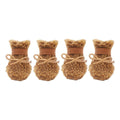 Dog Snow Boots, Warm Non-Slip Cotton Pet Shoes - Brown, Large (4.5 cm Wide x 5.5 cm Long)
