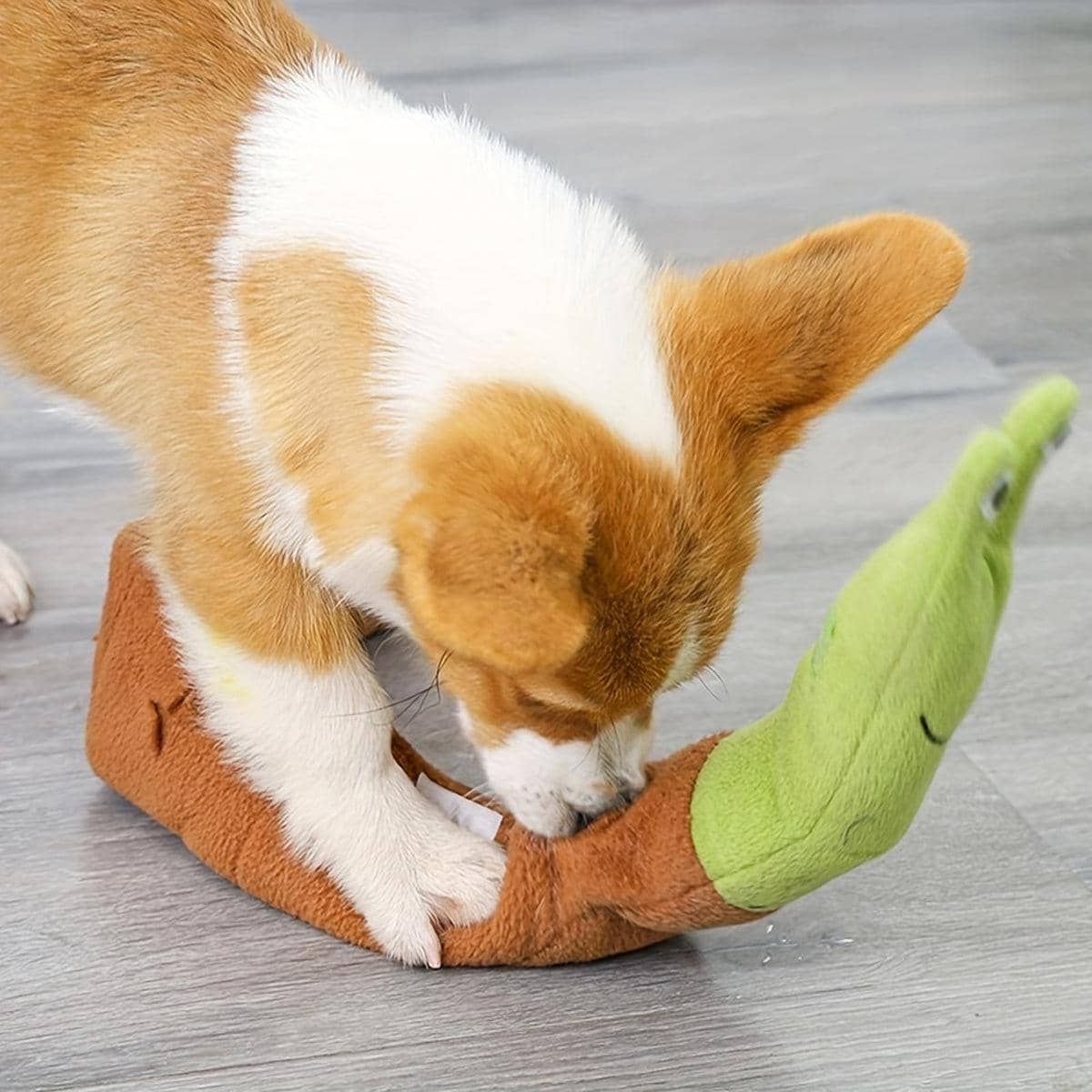 Dog Snuffle Toy Snail Fleece Hide and Seek Slow Feeder - view 5