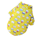 Dog Sweater - Yellow Shiba Inu Print, XS (Chest 30 cm)