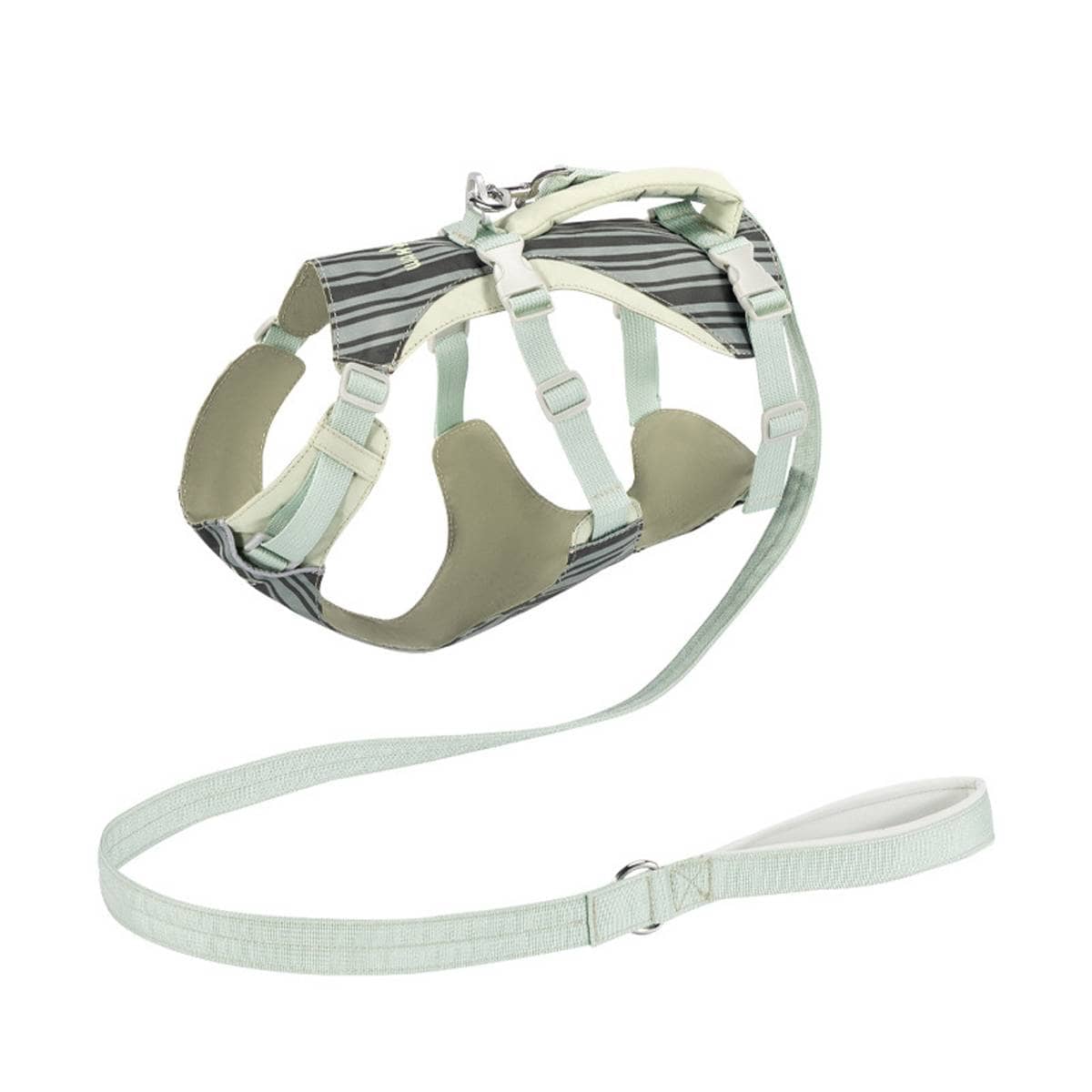 Dog Tactical Vest Harness and Leash Set Anti Choke - Size M (Chest 54-62 cm)