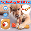 Dog Teething Stick Holder for Bully Sticks - Durable Nylon Chew Toy