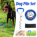 Dog Tie Out Stake Kit with 10 m Cable for Small and Medium Dogs