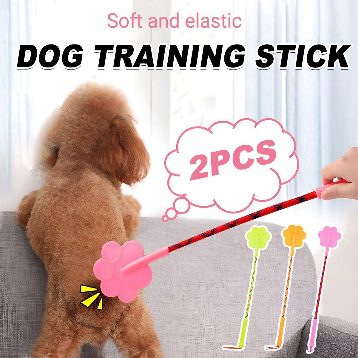 Dog Training Sticks with Soft Paw Head, Pack of 2 - Pink - view 2