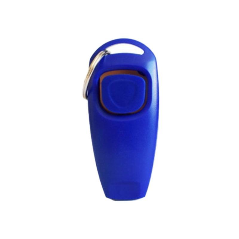 Dog Training Whistle and Clicker Combo - Blue