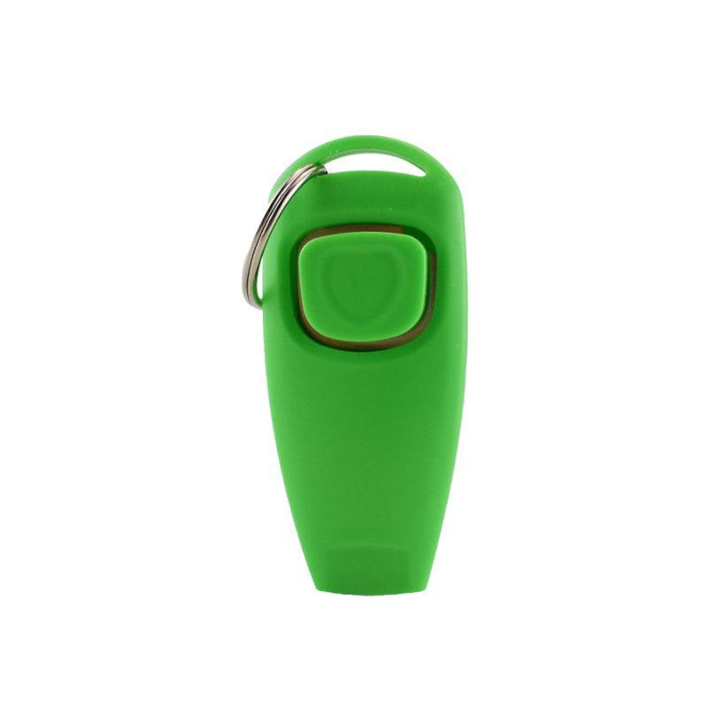 Dog Training Whistle and Clicker Combo - Emerald Green