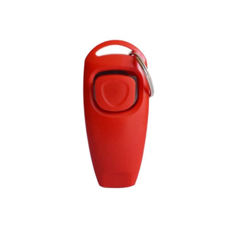 Dog Training Whistle and Clicker Combo - Red
