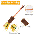 Dog Tug Rope Toy with Bungee Rope and Fleece Handle for Interactive Play - view 5