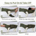 Dog Vest Jacket with Hood - Army Green, Size XXL (Chest 65-78 cm) - view 5